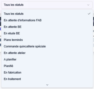 Planning hebdomadaire et Gantt de l’atelier
